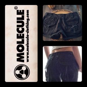 MOLECULE Low-Rider Himalayan Hipster Upcycled Street Cargo Shorts -Size XL